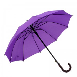 Paraguas a granel promocional que compra el marco metálico de la tela del pongee que se abre automáticamente el paraguas con color de encargo